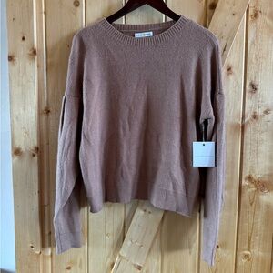 Woven Heart Women's Tan Sweater